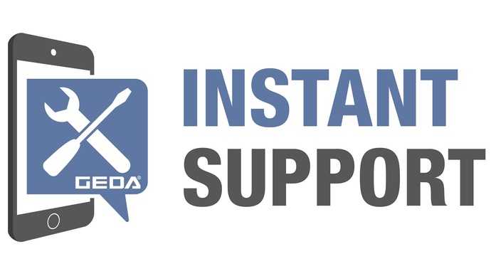Instant Support: schnelle und einfache Hilfe immer und überall | Foto: GEDA GmbH