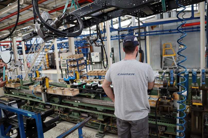 Im Fuso-Werk wird dank konsequenter Wiederaufbereitung von Brauchwasser rund 60 Prozent des genutzten Wassers wieder in den Produktionskreislauf zurückzuführen. | Foto: Daimler Trucks, Oliver Willms