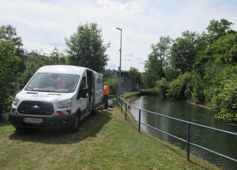 Erschwerte Zugänglichkeit auf dem Gelände des Flusskraftwerks | Foto: ISAS