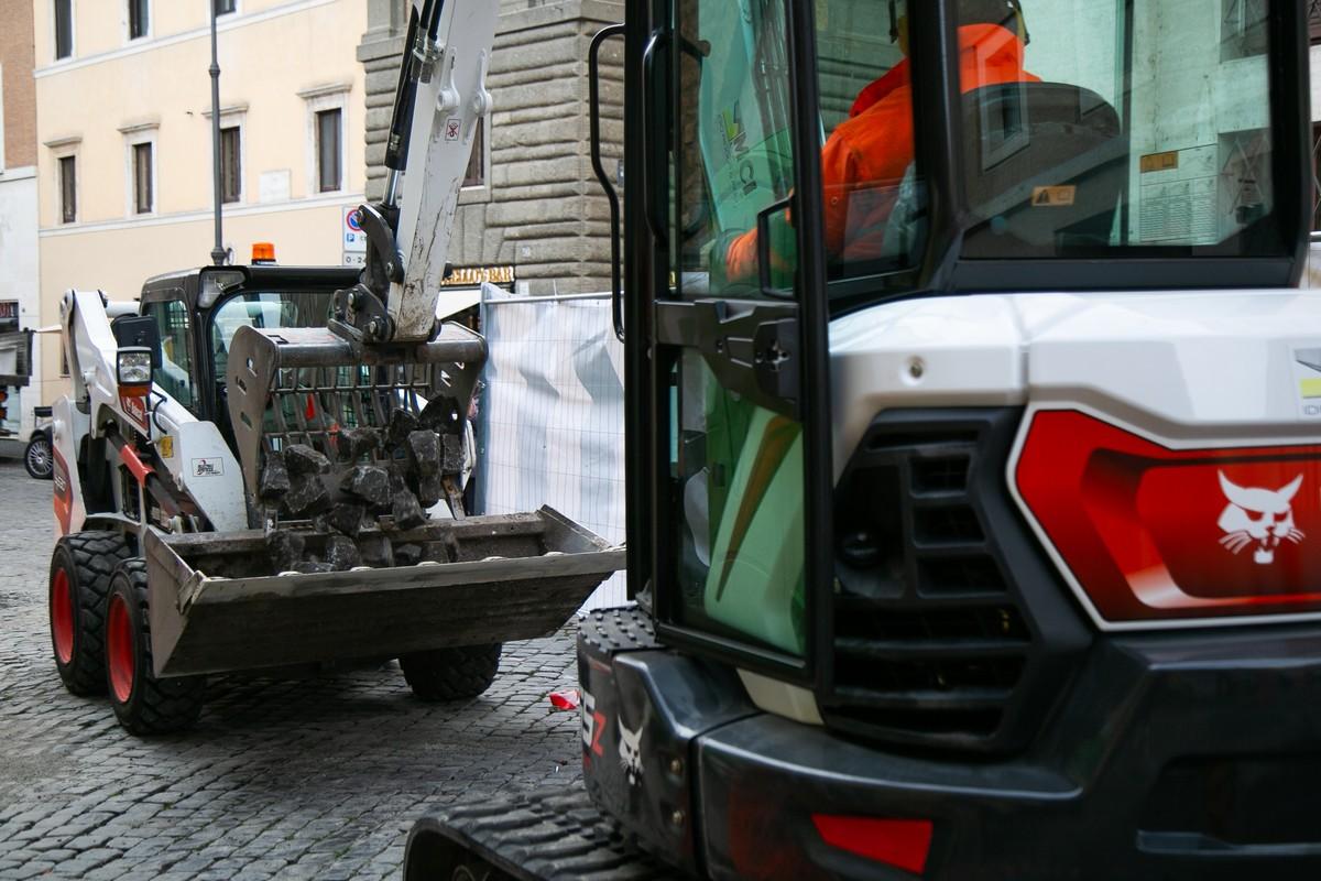 Bobcat-Maschinen bei der Arbeit | Foto: Bobcat