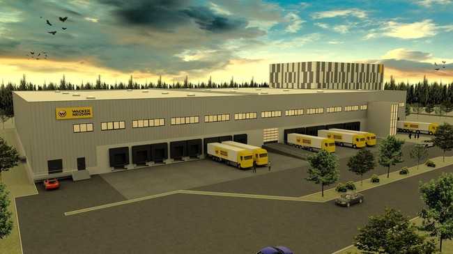 So soll das neue Logistikzentrum von Wacker Neuson aussehen. | Foto: Wacker Neuson