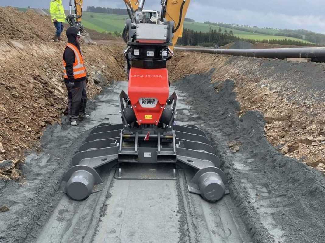 Neue Wechselplatte für Erdkabel-Verlegung in der Südlink-Trasse