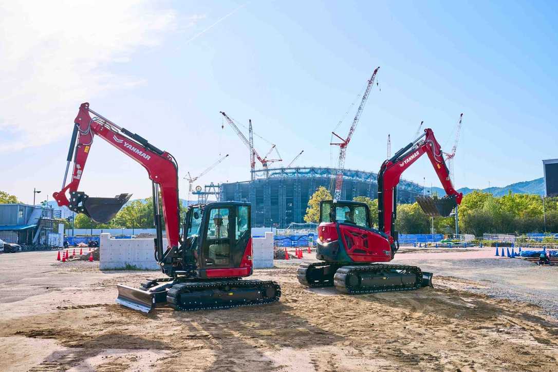 Yanmar CE bringt Midibagger SV86-7 und SV100-7 auf den Markt