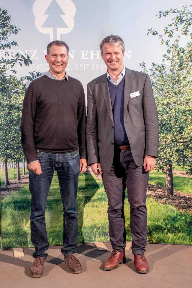 Prof. Mark Krieger (l.), Spezialist für Pflanzplanungen, und Bernhard von Ehren | Foto: LvE