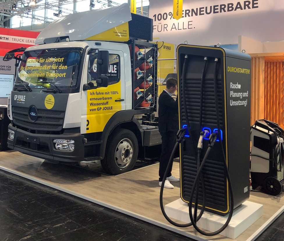 Wasserstoff-Lkw: Paul Group liefert Brennstoffzellen-Trucks an GP Joule