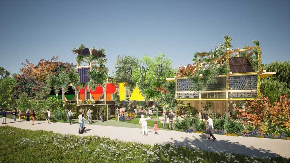 Deutscher Garten auf der Floriade Expo 2022