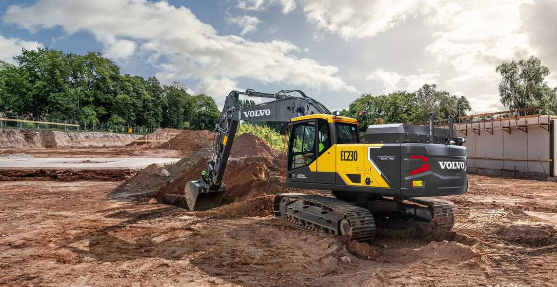 Volvo Construction Equipment Elektrobagger EC230 Electric Hydraulikbagger in Deutschland