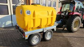 Wasserfass-Anhänger für Traktor, Radlader und Pkw