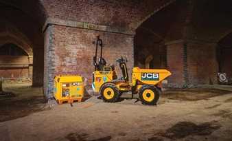 Erster elektrischer JCB-Dumper