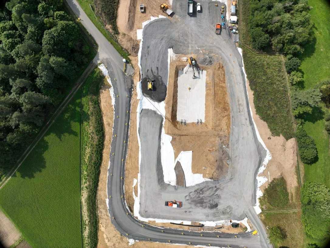 Drohnenvermessung SuedOstLink mit Trimble Stratus