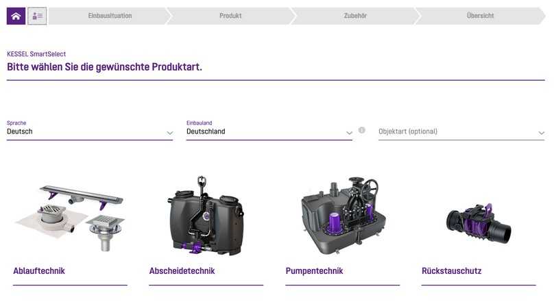 Mit der kundenorientierten Adaption seines Planungstools SmartSelect für Pumpentechnik treibt Kessel die Weiterentwicklung seiner digitalen Planungsassistenten weiter voran. | Foto: Kessel