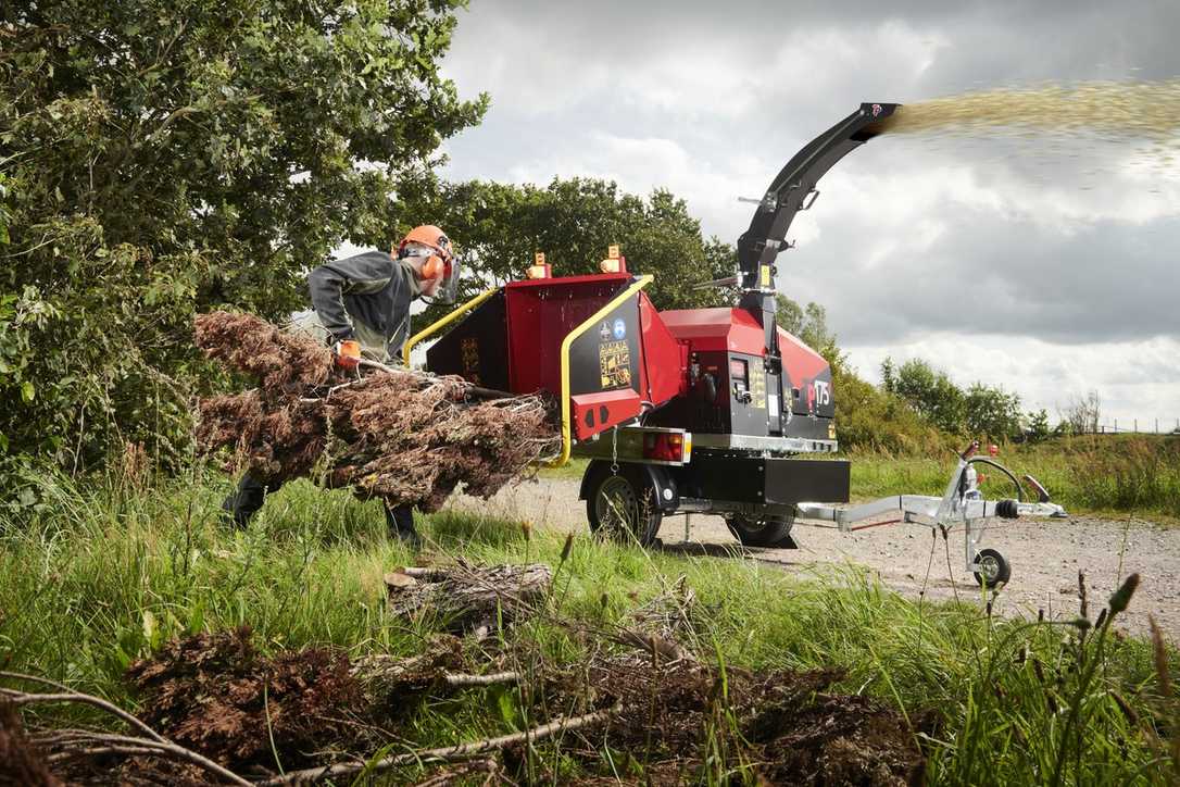 Vogt auf der Agritechnica: Holzhacker mit Drehkranz