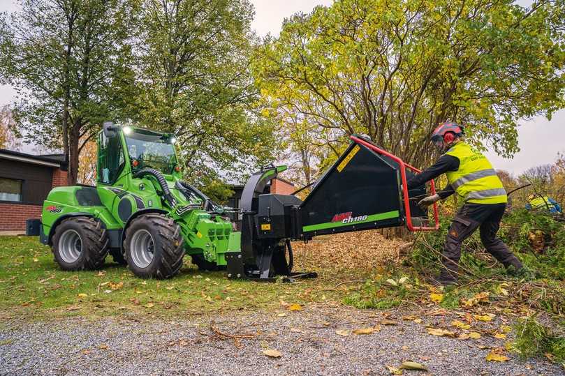 Der neue Holzhäcksler CH180 beweist im Praxiseinsatz, was er kann. | Foto: Avant Tecno