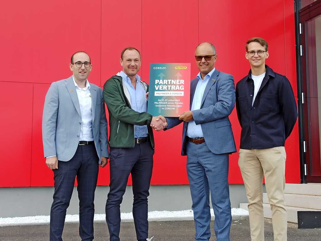 Coreum Stockstadt begrüßt Palfinger und Gremac als Partner