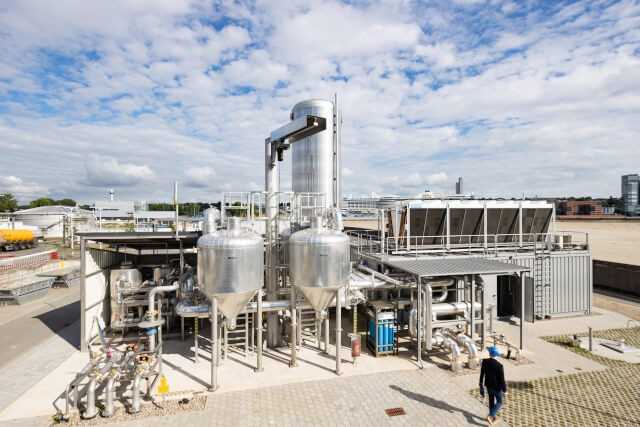 Aus Abwasser wird Wärmeenergie: Möglich machen das die Gasaufbereitungsanlagen GALA 1 und 2 auf dem Klärwerk Hamburg