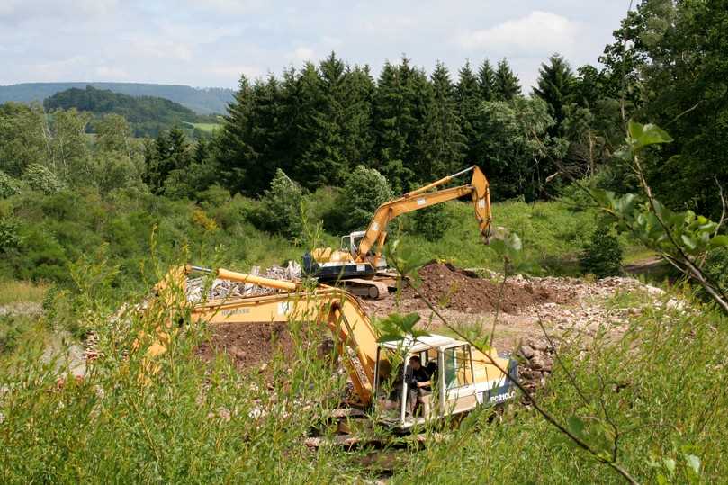 Der "Männerspielplatz" bietet gleich einen ganzen Freizeitpark voll Baumaschinen. | Foto: Männerspielplatz