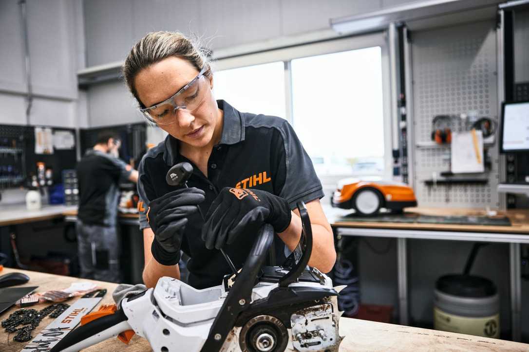 Stihl bietet für Profis das Stihl Pro Inspektion“ Servicepaket.