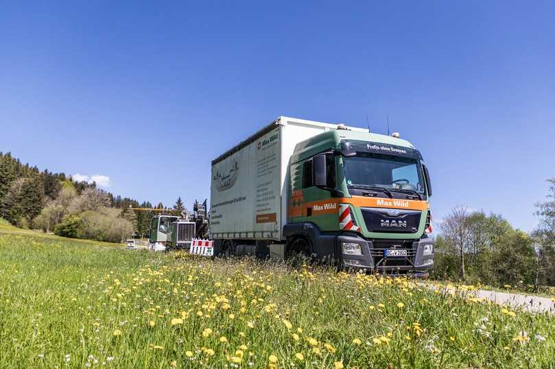 Mobile Recycling-Lösung: der Mudcleaner Truck ist als Gesamtzugkonzept aus Lkw und Bohranlage konzipiert. | Foto: Max Wild Mobile Recycling-Lösung: der Mudcleaner Truck ist als Gesamtzugkonzept aus Lkw und Bohranlage konzipiert. | Foto: Max Wild