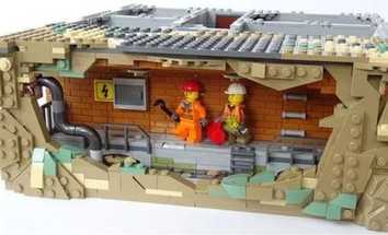 Erstes Lego-Modell zum Thema Kanalisation