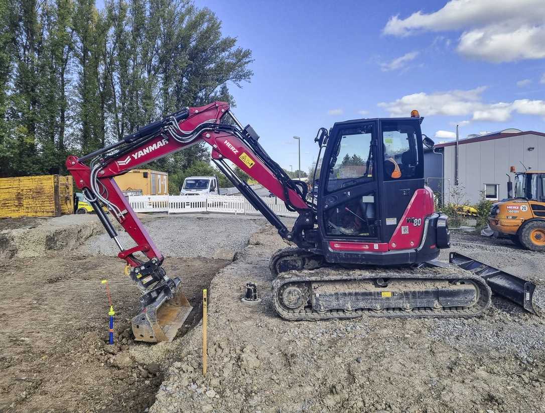 Darum eignet sich Yanmar-Bagger ViO80 für diverse Einsatzgebiete