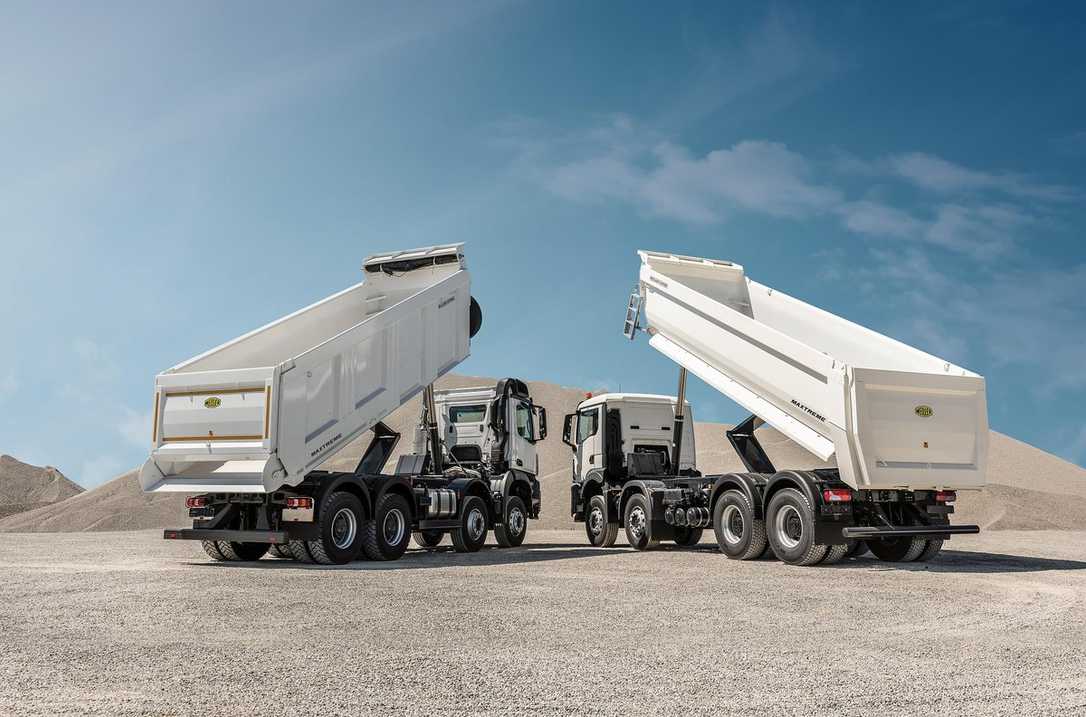 Maxtreme und Grandload: Meillers neue Kipper für Baustoff-Transporte