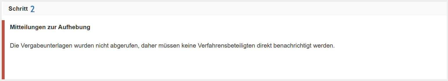 Bild 8: Aufhebung, aber keine Verfahrensteilnehmer