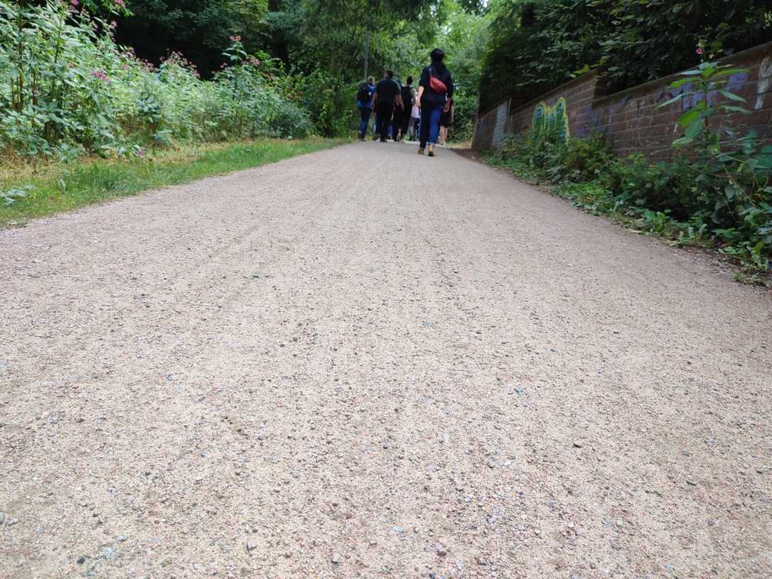 "Atmende" Wegedecke BikeLane: Griffig, stabil und wasserdurchlässig