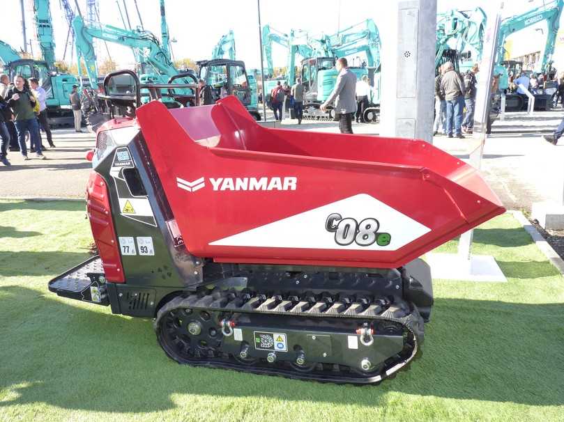 Yanmar präsentierte erstmals seinen elektrischen Prototyp des C08. | Foto: Yanmar