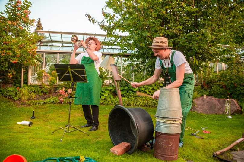 Aufgeweckte Gartenklänge sind auf der Landesgartenschau in Bad Dürrenberg zu hören. | Foto: Patrick Lucia
