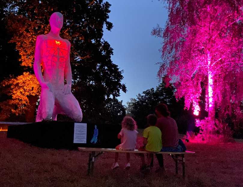 Die Lichtskulptur Breathe! von MAP-Eventdesign Markus Hofer erhielt in der Kategorie Metallgestaltung eine Anerkennung. | Foto: MAP-Eventdesign Markus Hofer