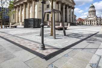 Historischer Platz erhält moderne Entwässerung