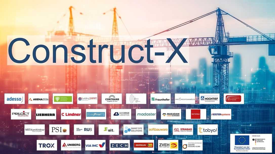 Construct-X Forschungsprojekt: Bauwirtschaft entwickelt digitale Standards Construct-X Forschungsprojekt: Bauwirtschaft entwickelt digitale Standards