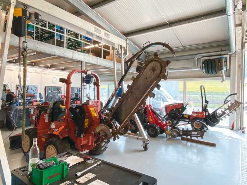 Die vorhandene Werkstatt hat L-Team ausgebaut. | Foto: L-Team Baumaschinen