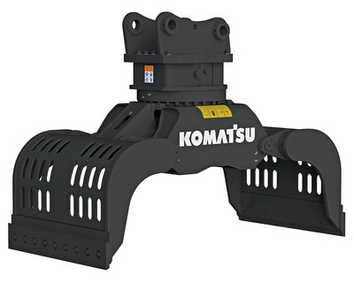 Komatsu bringt neue Sortier- und Abbruchgreifer auf den Markt