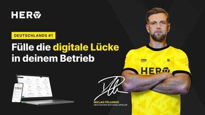 Nationalspieler Niclas Füllkrug wirbt für Handwerker-Software