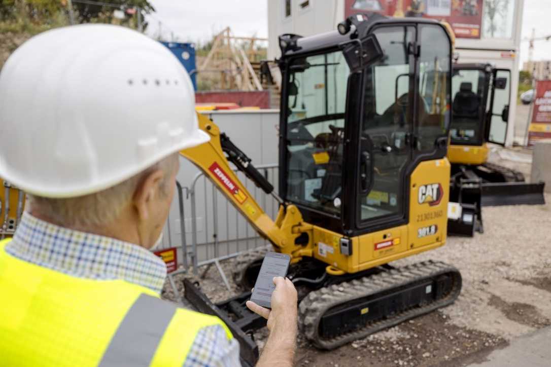 Zeppelin Rental zeigt auf der bauma München App Rental+ für Baumaschinenvermietung