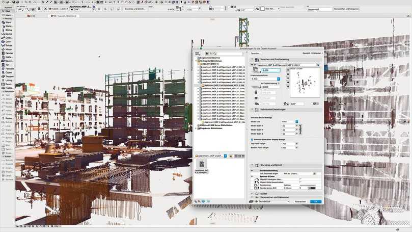 Viele BIM-fähige CAD-Programme können inzwischen Punktwolken direkt importieren und verarbeiten. | Foto: Graphisoft