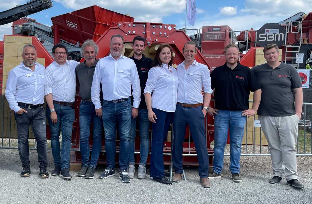 Moerschen Mobile Aufbereitung aus Willich auf RATL Tiefbau Recycling Messe in Karlsruhe