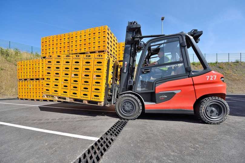 Der Staplerverkehr braucht eine ebene Fläche. | Foto: Hydrotec Der Staplerverkehr braucht eine ebene Fläche. | Foto: Hydrotec