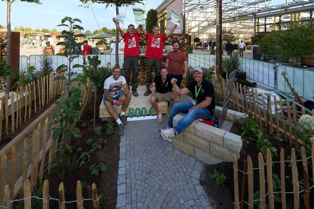 Theo Kleinstäuber und Anton Schimeck sind Deutsche Meister im Garten- und Landschaftsbau