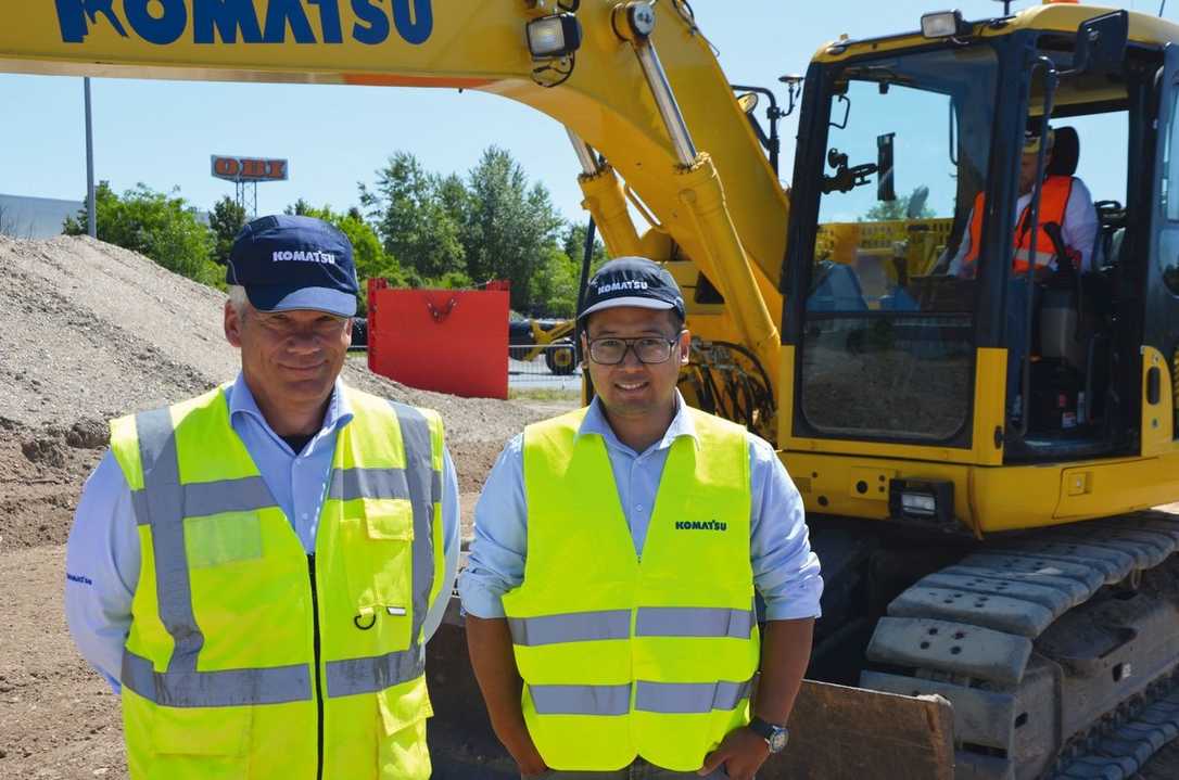 Komatsu Smart Construction Retrofit 3D-Maschinensteuerung für Bagger