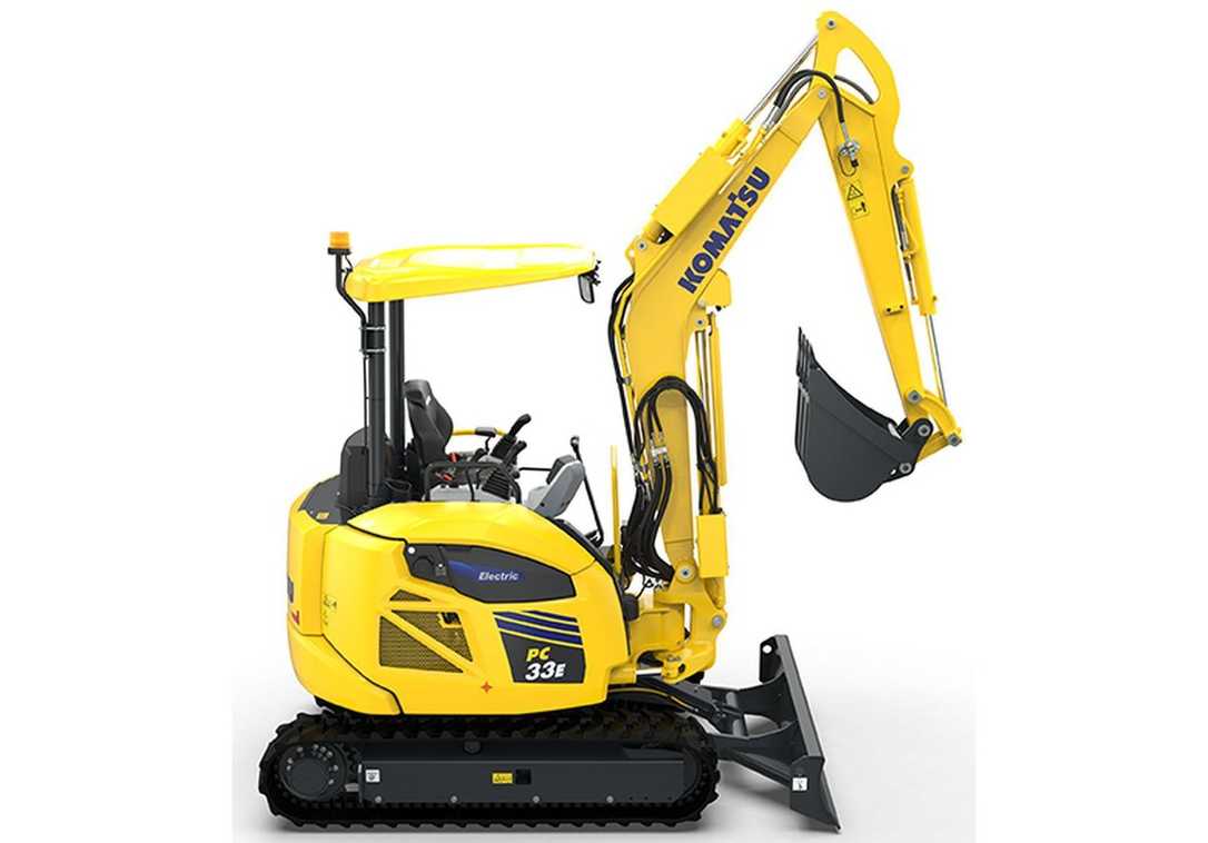 Komatsu kündigt neuen elektrischen Minibagger an