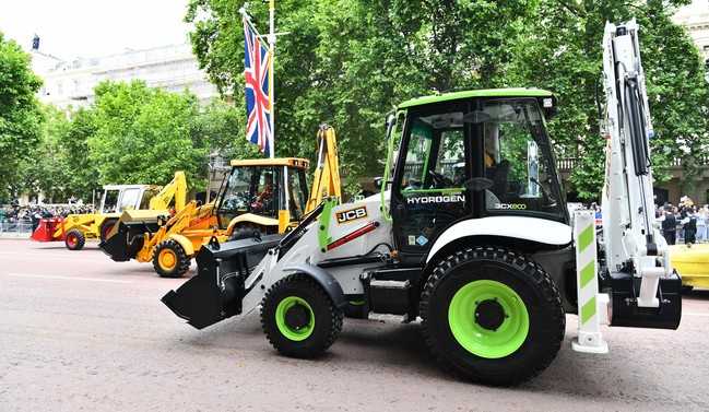 Der erste wasserstoff-betriebene Baggerlader der Welt: Eines der Sonderthemen auf der Nordbau 2022 ist die Wasserstofftechnologie und ihre Anwendungsmöglichkeiten. | Foto: JCB | Foto: JCB