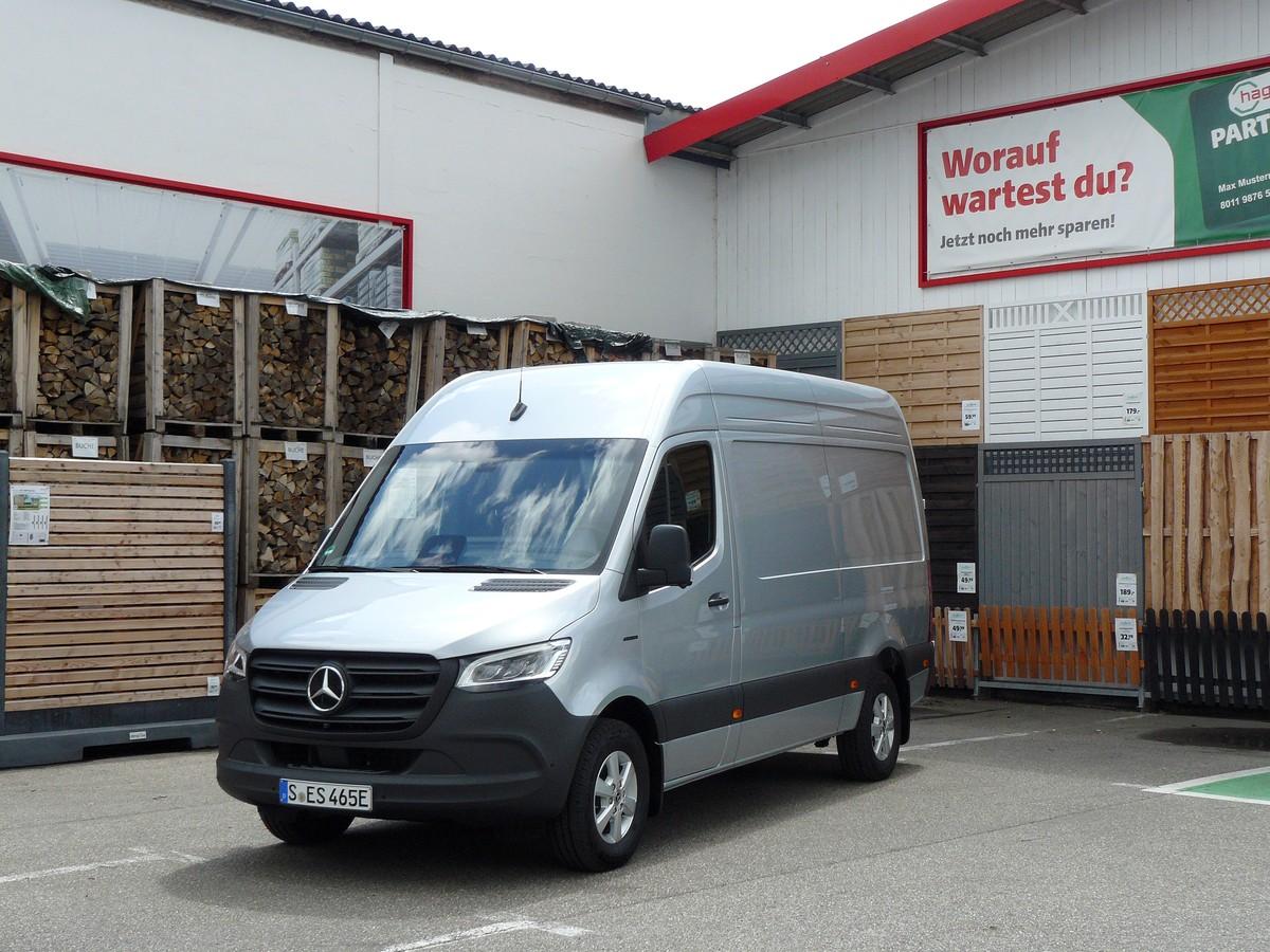 Jetzt noch mehr sparen? Der Mercedes eSprinter glänzte als Testwagen mit niedrigem Stromkonsum. | Foto: Randolf Unruh