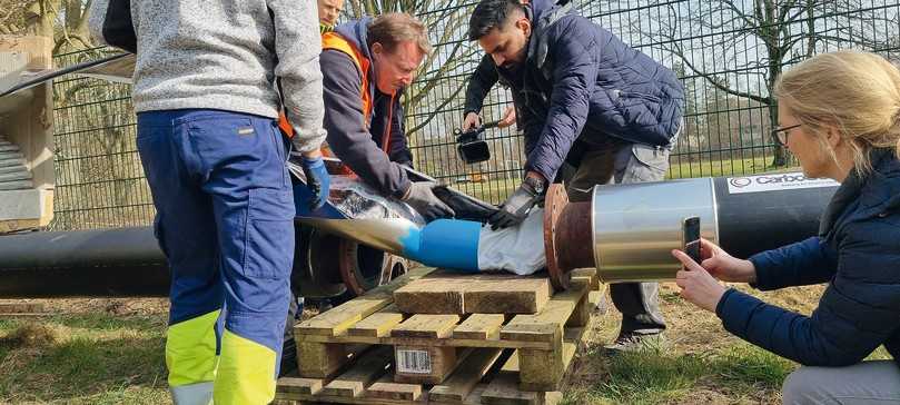 Beginn des Linereinzuges. | Foto: PPR Deutschland