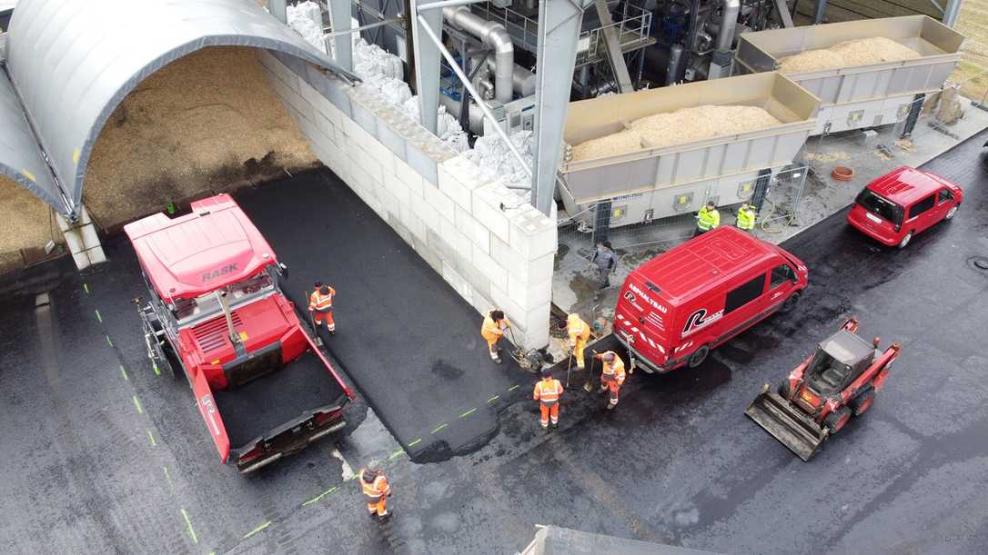 Novocarbo nutzt Biochar Pflanzenkohle für Asphalt