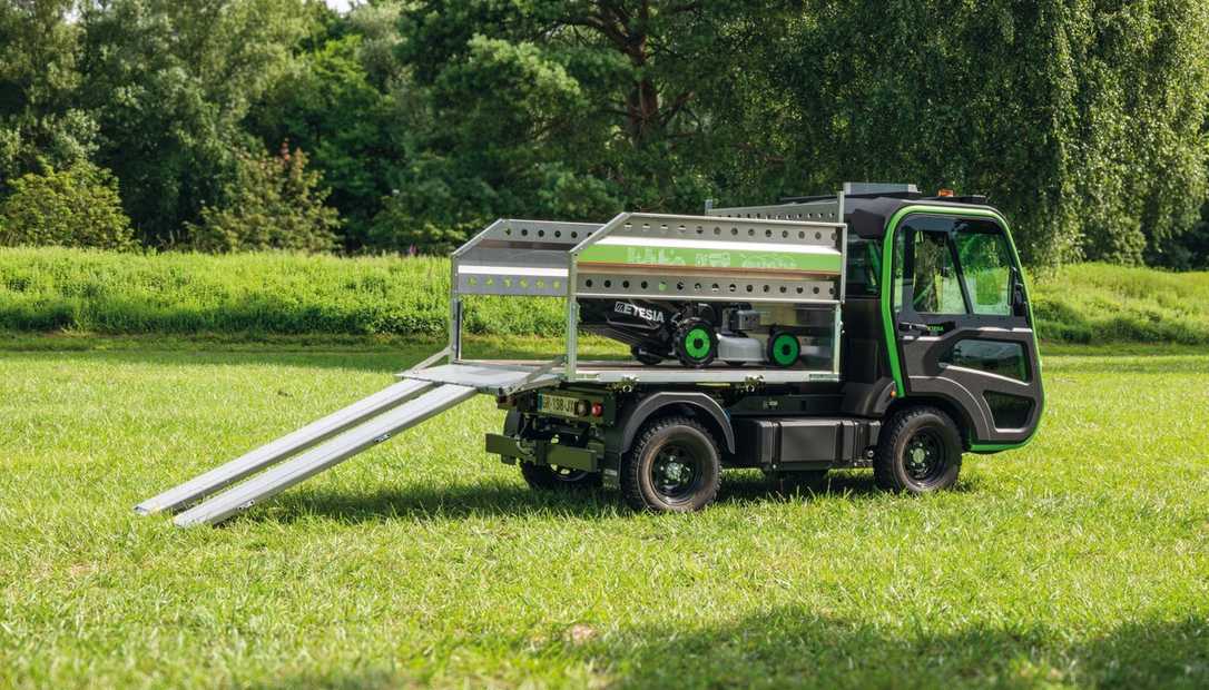 Kompakter E-Transporter: ET-Lander von Etesia Kompakter E-Transporter: ET-Lander von Etesia