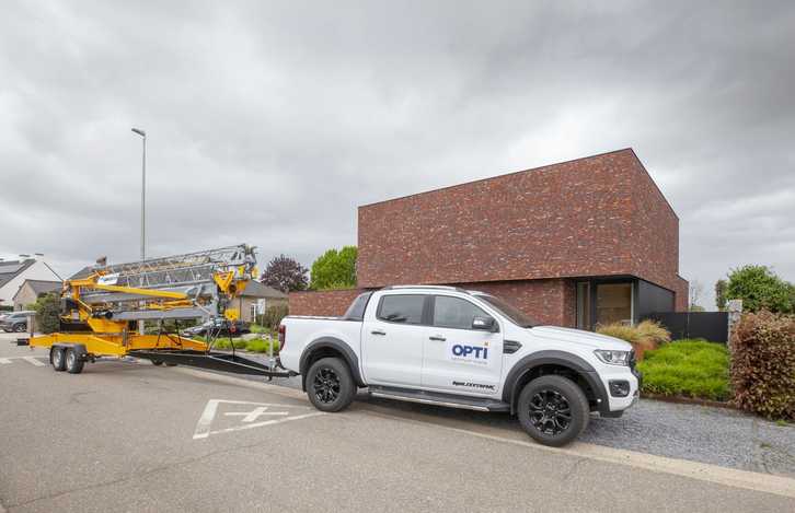 Uperio stellt auf der Nordbau den neuen Opti-Anhängerkran vor. | Foto: Uperio