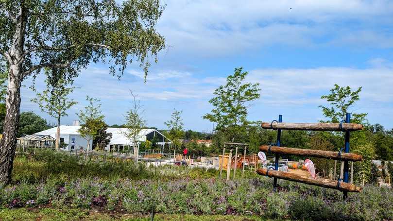 Auf dem Gelände der Landesgartenschau in Bad Dürrenberg tut sich so einiges. | Foto: Landesgartenschau Bad Dürrenberg