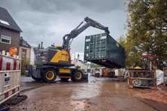 ++ Neue Volvo-Mobilbagger bei Swecon++ Neuer Kramer Radlader 5095 bei HKL ++
